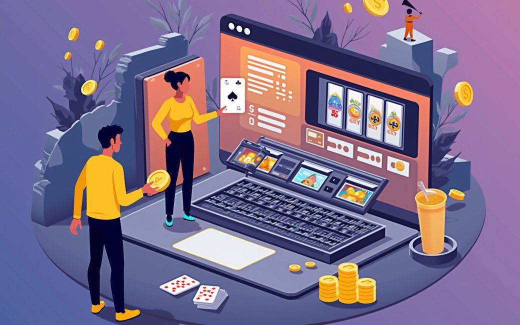 A player logs into a sweepstakes casino account and receives free promotional coins.