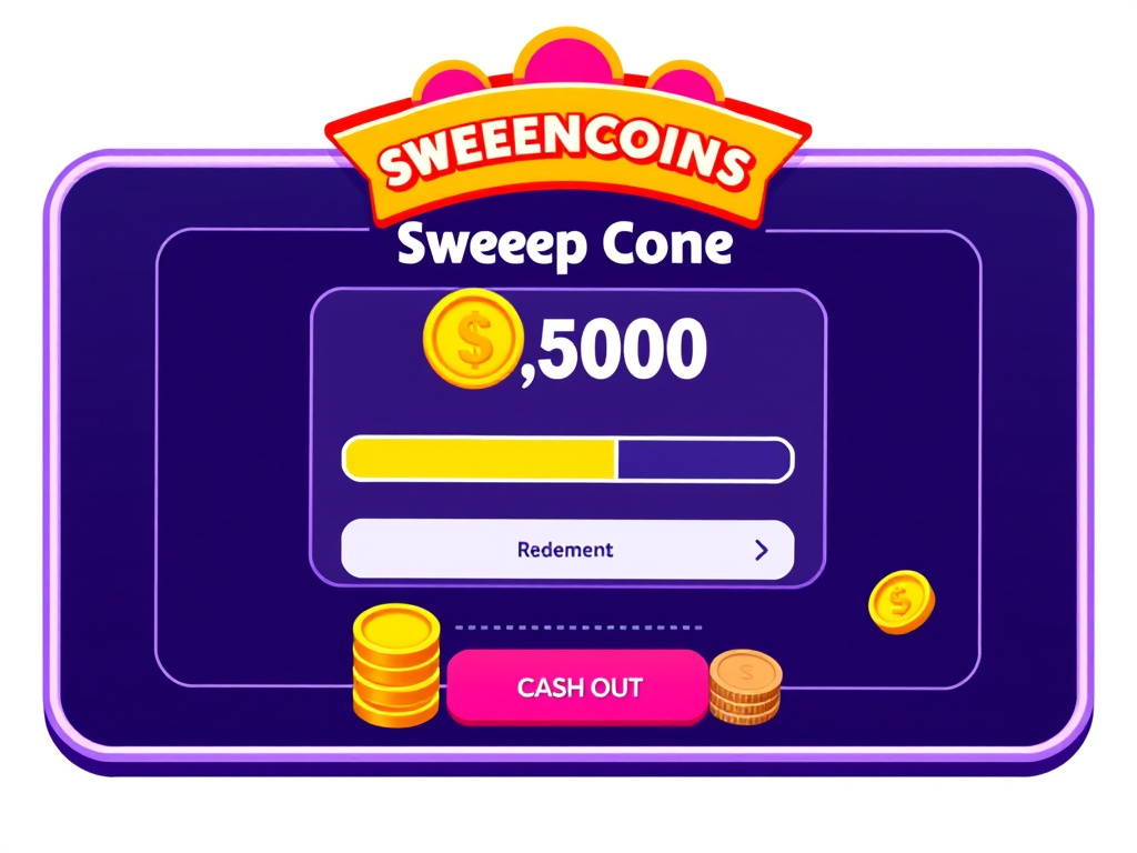 A player's sweepstakes casino balance has reached the amount needed to request a cash withdrawal.